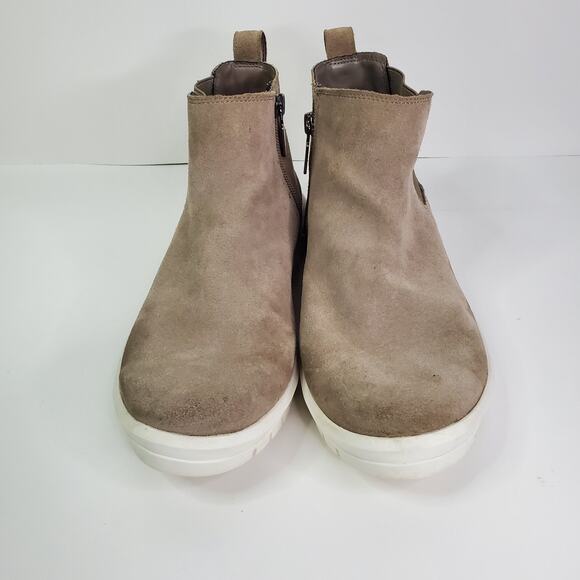 Blondo Womens Flora Sneakers Boots Size Zip Waterproof Size 8.5 Taupe B3515 - Picture 2 of 12